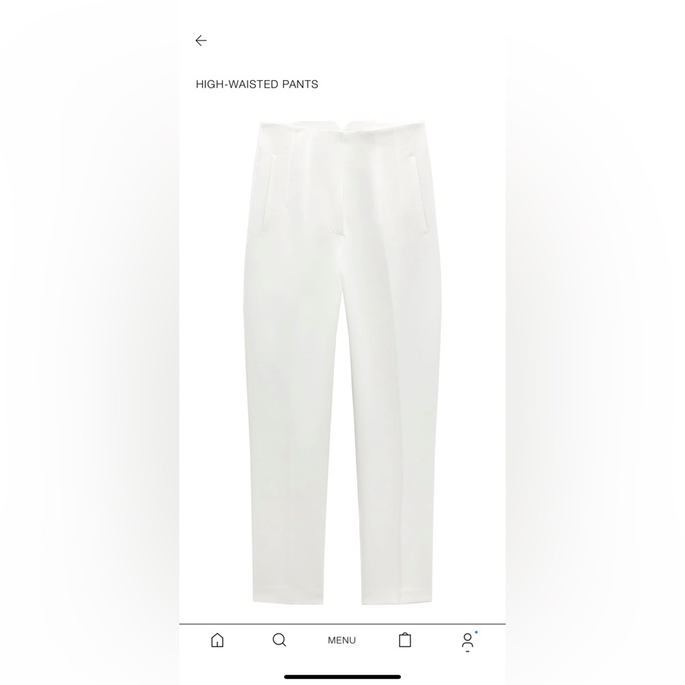 Zara high waisted pants size small NWT